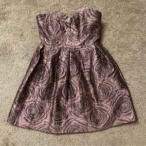 Anthropologie by Hutch Candy Rose Jacquard Dress